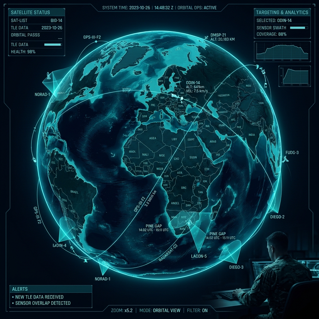 Orbital Tactical Radar Projection Map